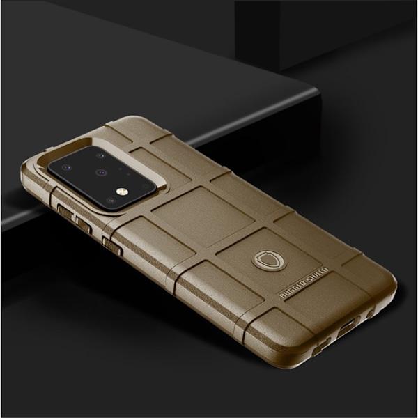 Rugged Shield cover - Samsung Galaxy S20 Ultra – Brun Brown