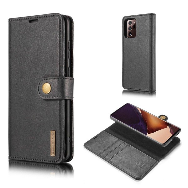 DG.MING Samsung Galaxy Note 20 Ultra 2-in-1 Wallet Case - Black Black