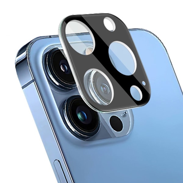 IMAK iPhone 13 Pro Max HD linsskydd i härdat glas + linslock i akryl Transparent