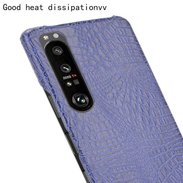 Croco Sony Xperia 1 III skal - Blå Blå