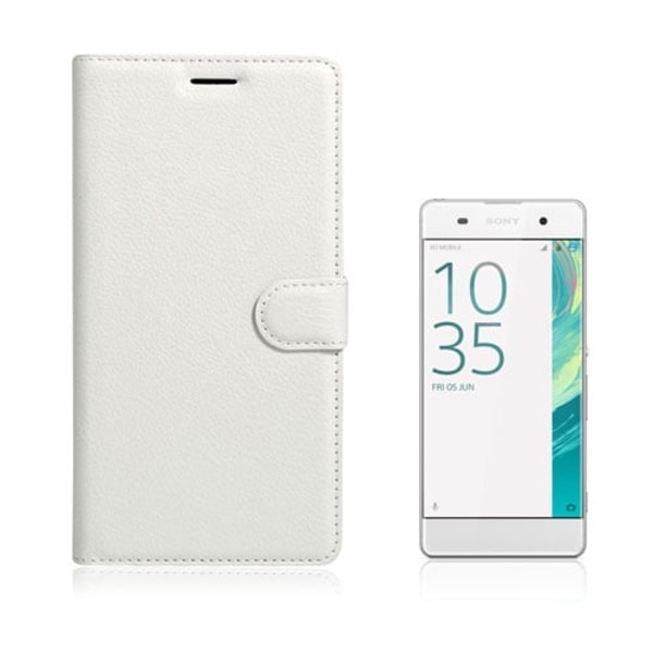 Mankel læder-etui til Sony Xperia XA Ultra - Hvid White