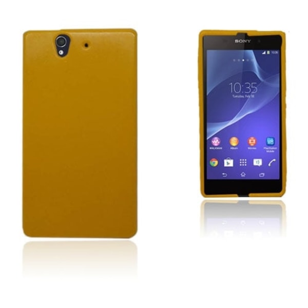 Sparkly Soft Shell (Gul) Sony Xperia Z Deksel Yellow