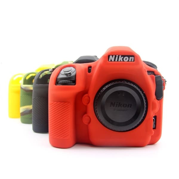 Nikon D850 Digital SLR kameraskydd silikon - Svart Svart