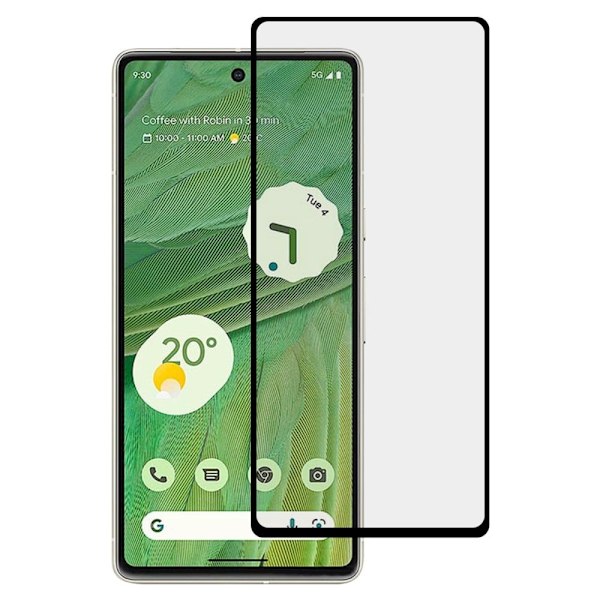 Google Pixel 7 kosketusherkkä ja temperoitu suojalasi Transparent