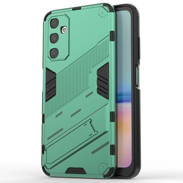 Støtsikkert hybriddeksel med et moderne preg for Samsung Galaxy A05s - Grønn Green