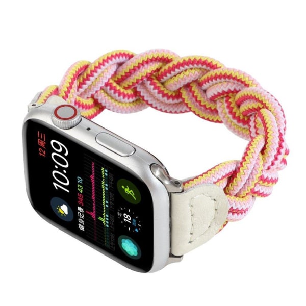 Apple Watch Series 6 / 5 40mm woven style watch band - Pink Camo Rosa