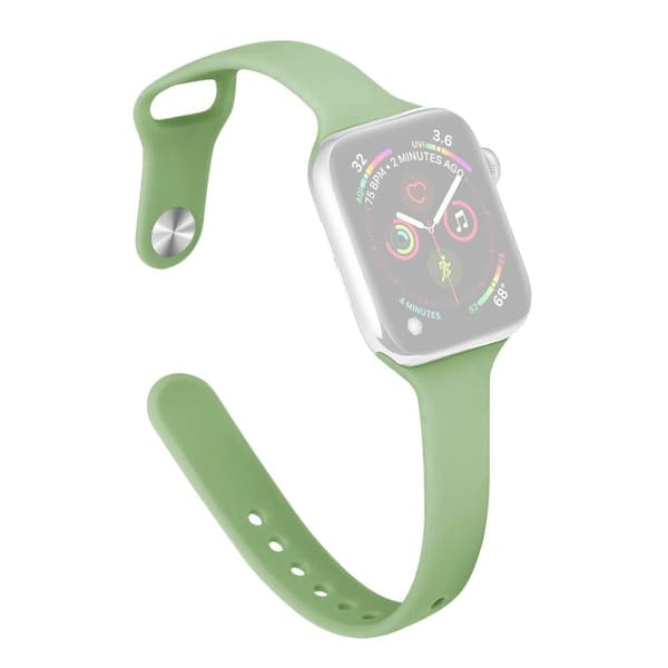 Apple Watch 41mm / 40mm / 38mm slank silikoneurrem - Mint Grøn Green