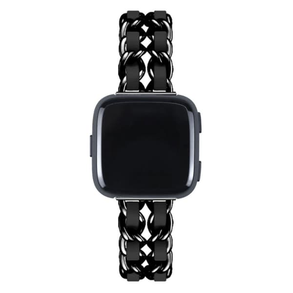 Fitbit Versa 3 hybrid stylish rem - sort Black