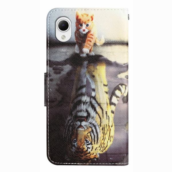 Wonderland Samsung Galaxy A23e Flip Etui - Tiger Yellow