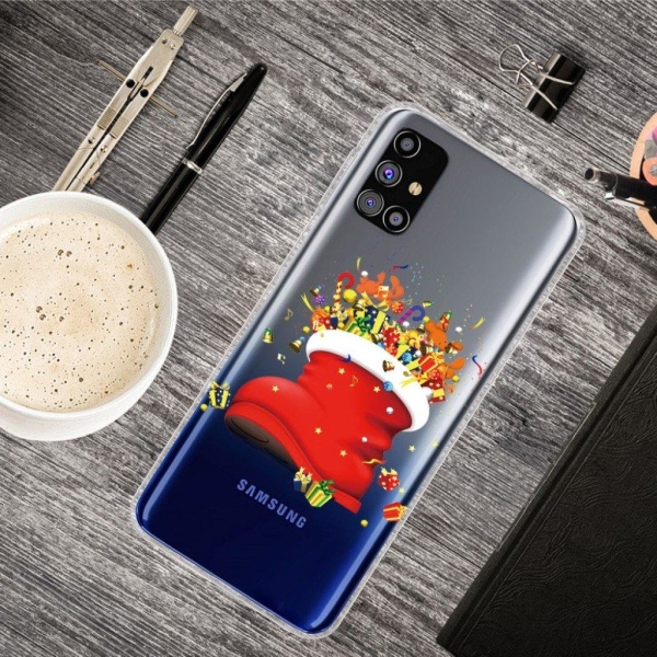 Juletaske til Samsung Galaxy M51 - Gaver Red