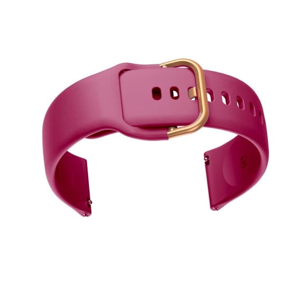 Silikoninen kellonauha Samsungin ja Garminin kelloon - Viininpunainen Red