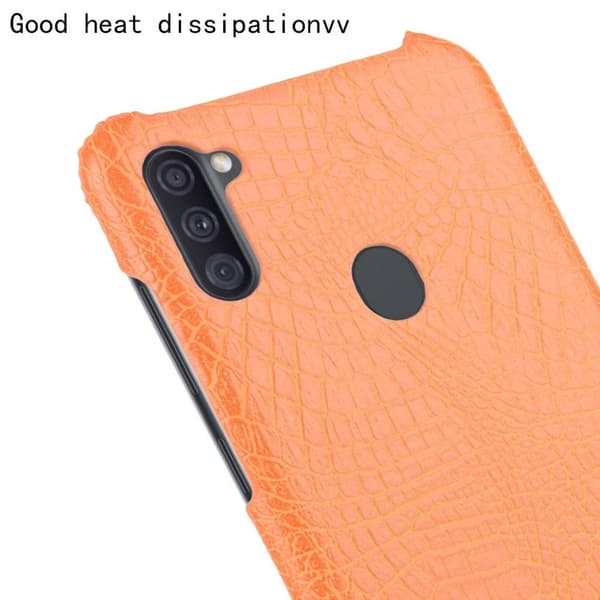 Croco cover - Samsung Galaxy A11 - Orange Orange