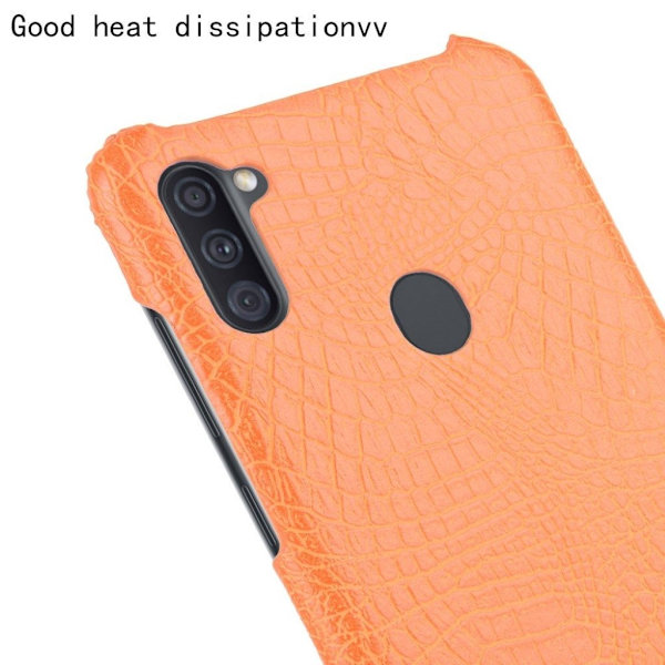 Croco Samsung Galaxy A11 deksel - Oransje Orange
