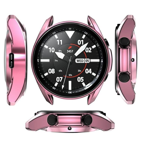 Samsung Galaxy Watch 3 (41mm) holdbar electroplated bumper - pink Pink