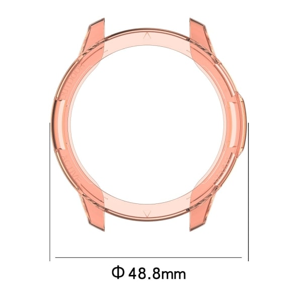 Xiaomi Watch S1 Active / Watch Color 2 läpinäkyvä suojus - Läpinäkyvä Oranssi Orange