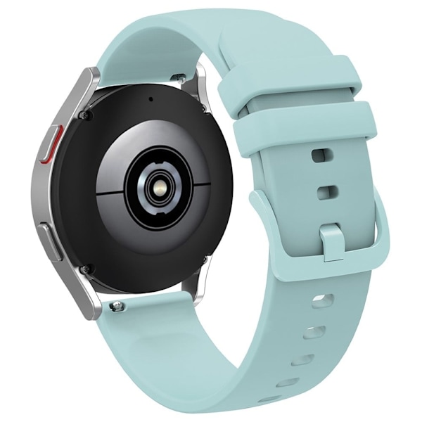 20 mm universellt enkelt klockarmband i silikon - Ljusgrön Grön