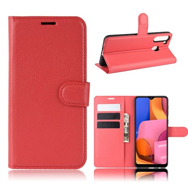 Classic Samsung Galaxy A21 etui - Rød Red