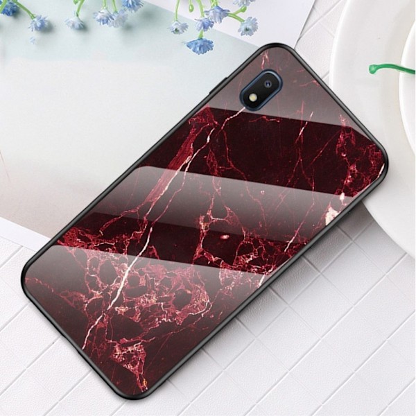 Fantasy Marmor Samsung Galaxy A10e skal - Röd Röd