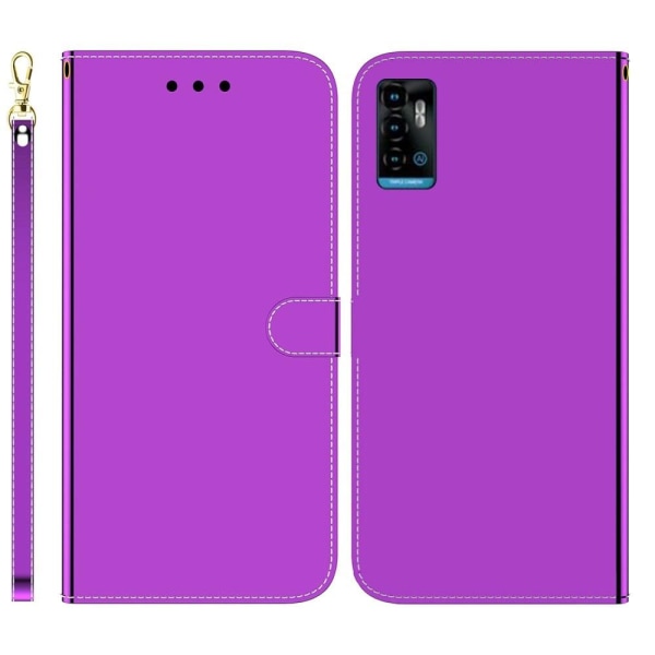 Mirror ZTE Blade A72 / V40 Vita flip case - Purple Purple