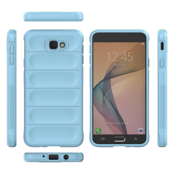 Blødt grebsformet cover til Samsung Galaxy J7 Prime / Samsung Galaxy On7 - Blå Blue