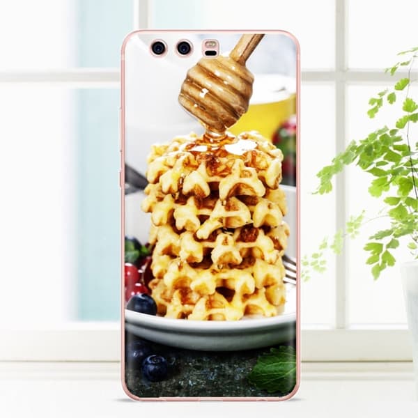 Huawei P10 Lite Deksel laget av silikon – Vaffler Multicolor