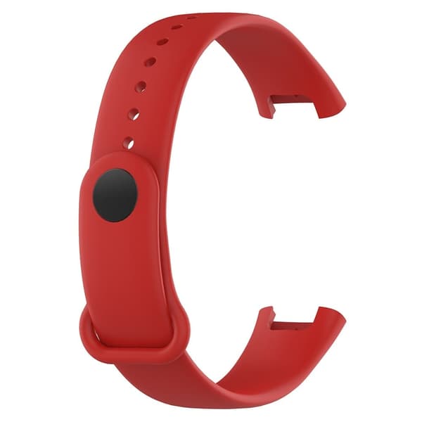 Xiaomi Redmi Smart Band Pro Solid Color Wrist Band Replacement Silicone Watch Strap - Rød Red