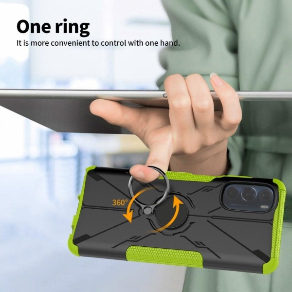 Kickstand-cover med magnetisk plade til Motorola Moto G Stylus ( Green