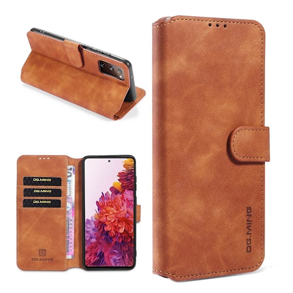 DG.Ming Retro Samsung Galaxy S20 FE fodral - Brun Brun