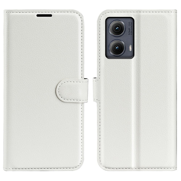 Classic Motorola Edge (2024) flip etui - Hvit White