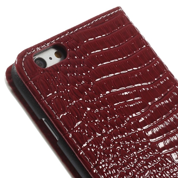 Marx (rød) iPhone 6 Plus Flip Case i læder Red