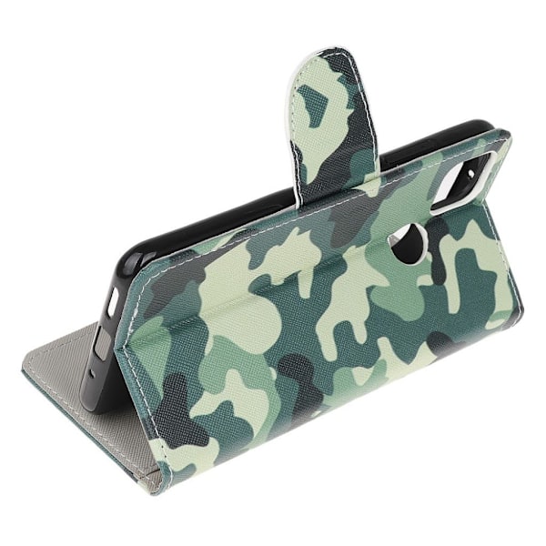 Wonderland Xiaomi Redmi 9C Läppäkotelo - Camouflage Green