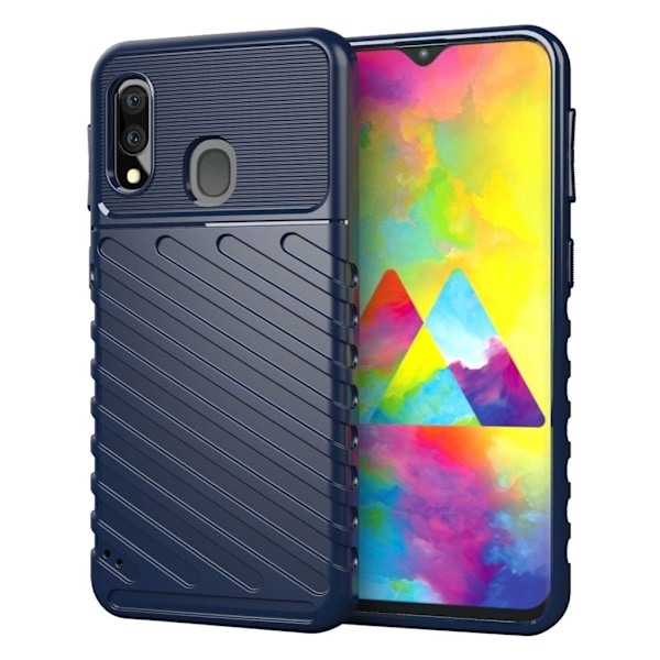 Thunder Samsung Galaxy M20 etui - Blå Blue