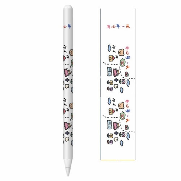 Apple Pencil 2 cool klistermærke - Hjerte Hverdagskunst Multicolor