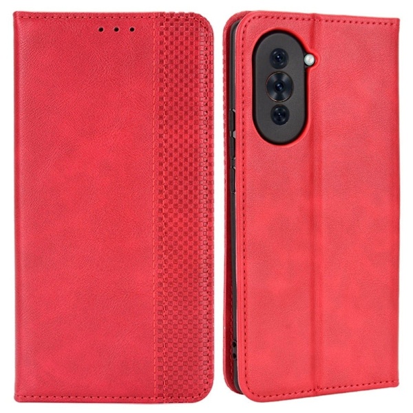Bofink Vintage Huawei Nova 10 Læder Etui - Rød Red