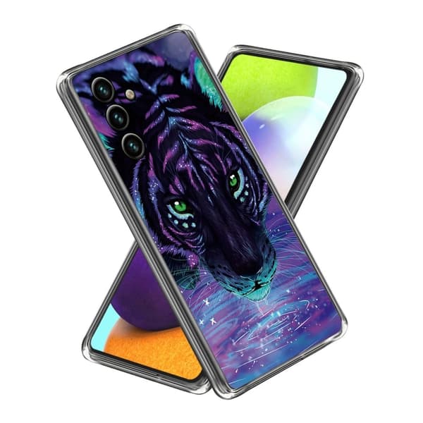 Deco Samsung Galaxy A35 deksel - Natt Tiger Purple