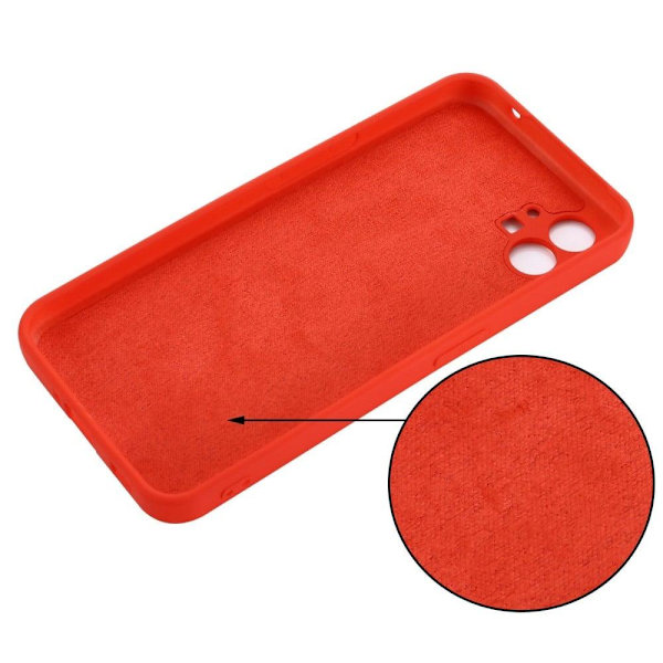 Matta nestesilikoninen kuori Nothing Phone (1) - Punainen Red