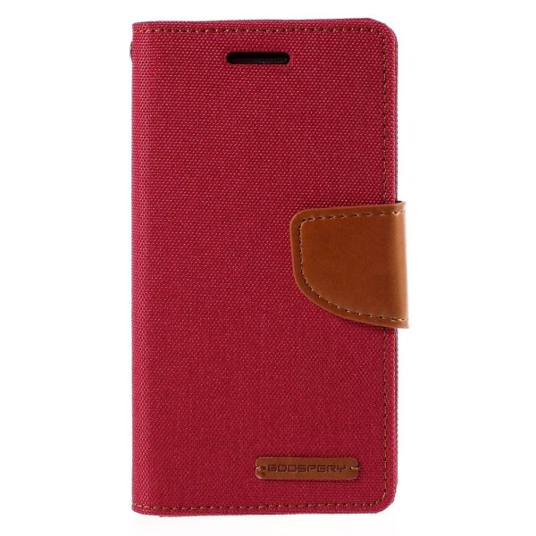 MERCURY Goospery Samsung Galaxy J1 Læder Etui - Rød Red