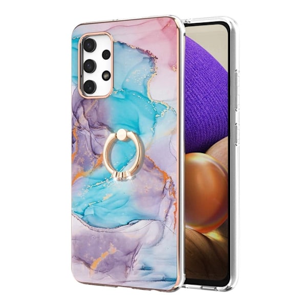 Marmormotiv Samsung Galaxy M32 5G / Samsung Galaxy A32 5G skal - Mjölkväg Marmor Blå multifärg