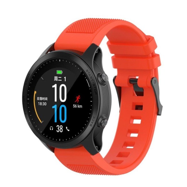 Garmin Fenix 5 / 5 Plus / Forerunner 935 / Approach S60 silicone watch band - Orange Orange