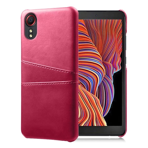 Samsung Galaxy Xcover 5 skal med korthållare - Rosa Rosa