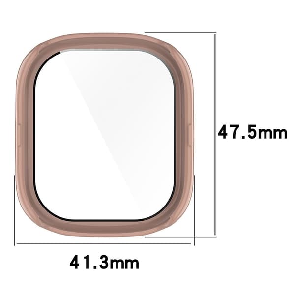 Honor Watch 4 cover med hærdet glas - Sort Black