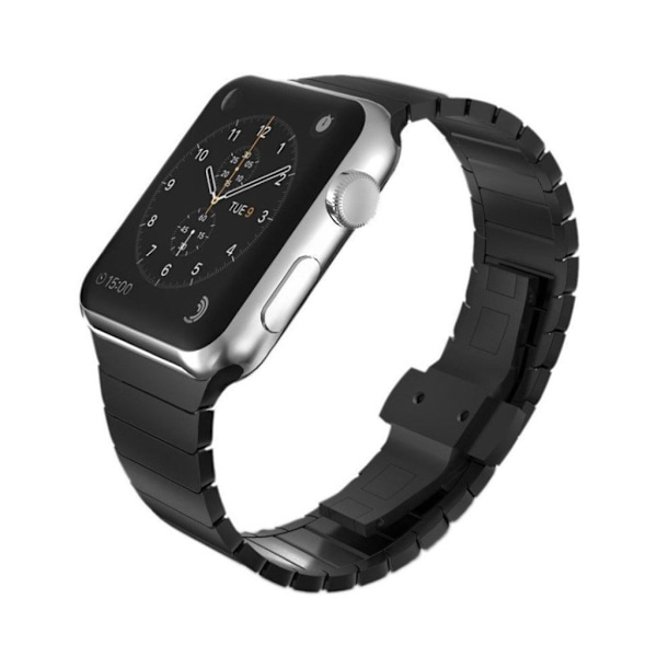 Apple Watch 38mm urrem med sommerfugle lås - Sort Black