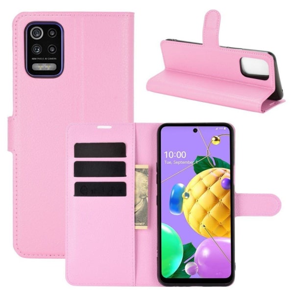 Classic LG K62 / K52 / Q52 flip etui - pink Pink