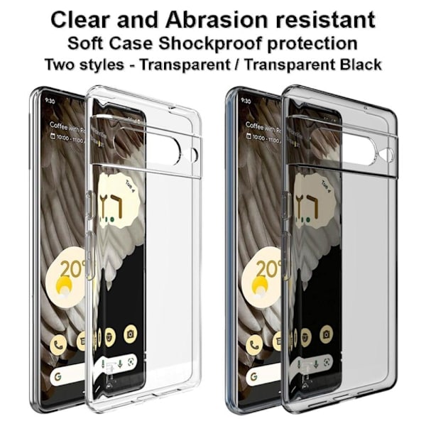 Imak UX-5-skydd för Google Pixel 7 Pro - Transparent Transparent