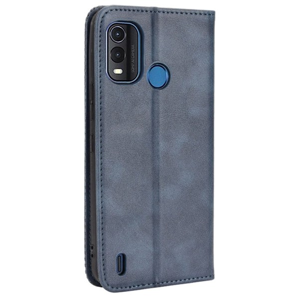 Bofink Vintage Nokia G11 Plus Læder Etui - Blå Blue
