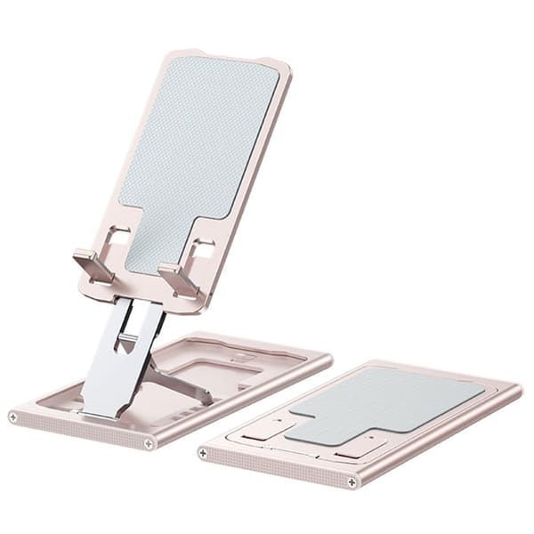 Sammenleggbar telefonholder i aluminiumslegering - Rosa Pink
