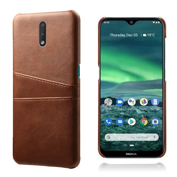 Dual Card deksel - Nokia 2.3 - Brun Brown