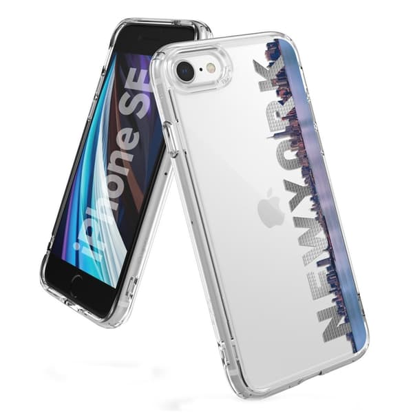 Ringke FUSION DESIGN - iPhone SE 2020 / 8 / 7 - New York Transparent