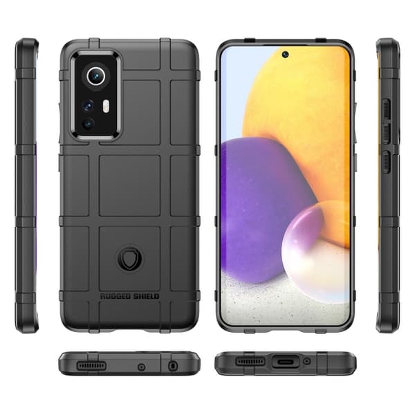 Rugged Shield Etui Xiaomi 12X / 12 - Svart Black