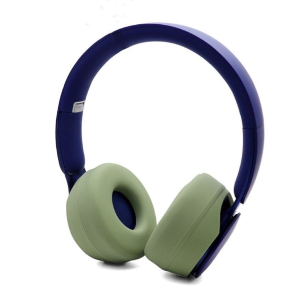 1 Pair Beats Solo Pro silicone ear pad cushion - Avocado Green Grön